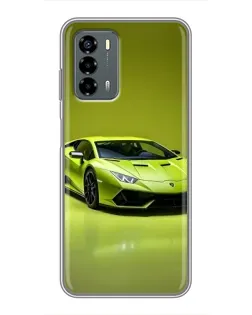 Чехол для Blade V40 Vita с картинкой «Салатовый Lamborghini Huracan»