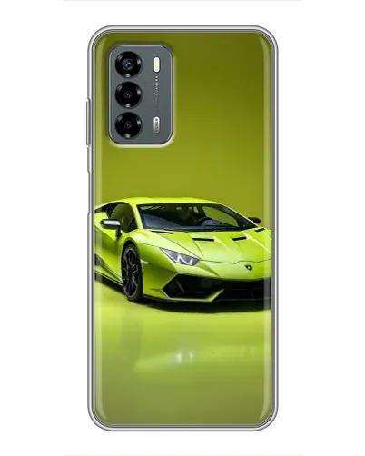 Чехол для Blade V40 Vita с картинкой «Салатовый Lamborghini Huracan»