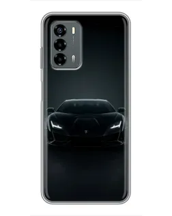 Чехол для Blade V40 Vita с картинкой «Черный Lamborghini Aventador»