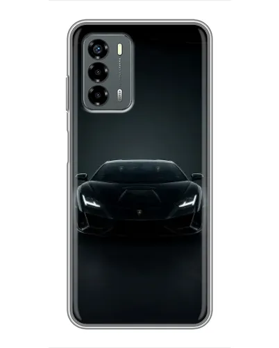 Чехол для Blade V40 Vita с картинкой «Черный Lamborghini Aventador»