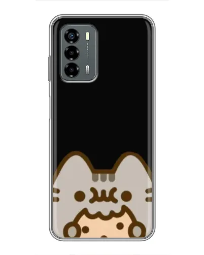Чехол для Blade V40 Vita с картинкой «Пушин на черном»