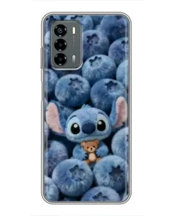 Чехол для Blade V40 Vita с картинкой «Стич и голубика»