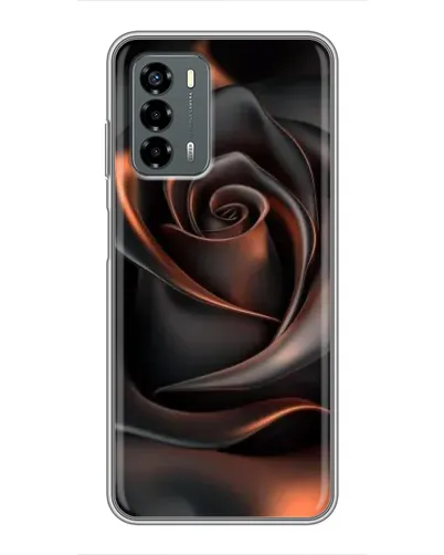 Чохол для Blade V40 Vita з картинкою «Шовкова чорна троянда»