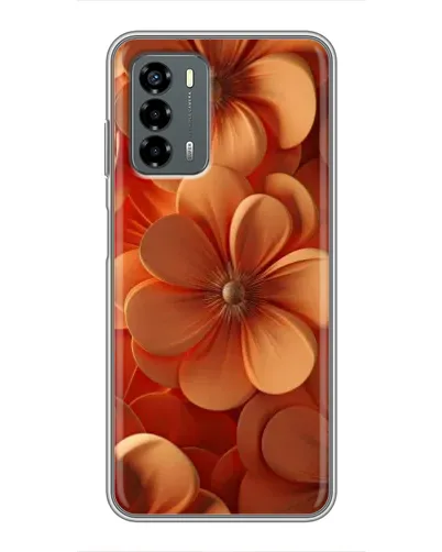 Чохол для Blade V40 Vita з картинкою «Помаранчева макро квітка»