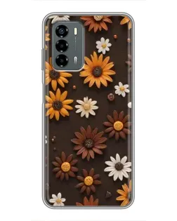 Чехол для Blade V40 Vita с картинкой «Узор из маленьких подсолнухов» Чехол для Blade V40 Vita с картинкой «Узор из маленьких подсолнухов»