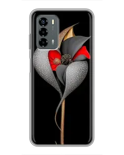 Чехол для Blade V40 Vita с картинкой «Серебряный фантазийный цветок» Чехол для Blade V40 Vita с картинкой «Серебряный фантазийный цветок»