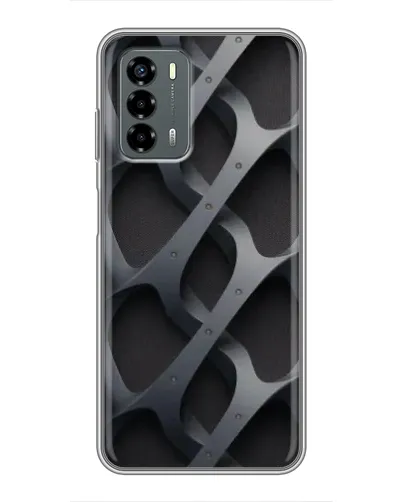 Чохол для Blade V40 Vita з картинкою «Об'ємне сіре плетіння»