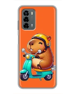 Чохол для Blade V40 Vita з картинкою «Капібара на скутері»