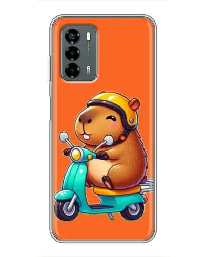 Чохол для Blade V40 Vita з картинкою «Капібара на скутері»