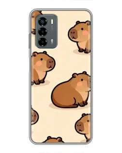 Чохол для Blade V40 Vita з картинкою «Паттерн милих капібар»