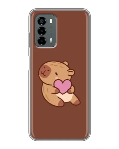Чохол для Blade V40 Vita з картинкою «Капібара з серцем»