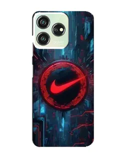 Чехол для ZTE Blade V50 Design с картинкой «Техногенный стиль Nike»