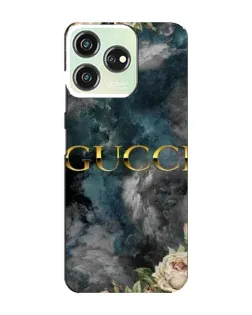 Чехол для ZTE Blade V50 Design с картинкой «Абстрактные цветы Gucci»