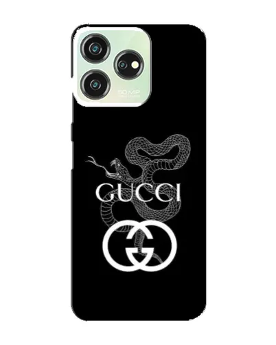 Чехол для ZTE Blade V50 Design с картинкой «Gucci — серебряная змея» Чехол для ZTE Blade V50 Design с картинкой «Gucci — серебряная змея»