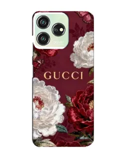 Чехол для ZTE Blade V50 Design с картинкой «Gucci — бордовые розы»