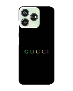 Чехол для ZTE Blade V50 Design с картинкой «Gucci — неоновый минимализм»