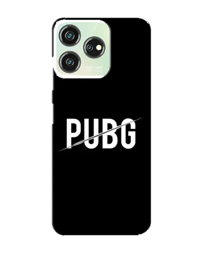 Чехол для ZTE Blade V50 Design с картинкой «PUBG — белый логотип»