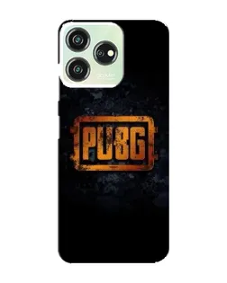 Чехол для ZTE Blade V50 Design с картинкой «PUBG — золотой логотип»
