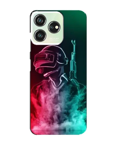 Чехол для ZTE Blade V50 Design с картинкой «PUBG — огненный воин»