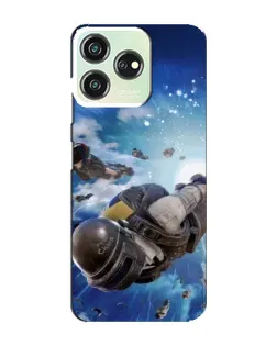 Чехол для ZTE Blade V50 Design с картинкой «Десант PUBG — прыжок»