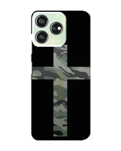 Чехол для ZTE Blade V50 Design с картинкой «Милитари Крест»