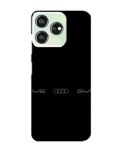 Чехол для ZTE Blade V50 Design с картинкой «Audi — световой подпись»
