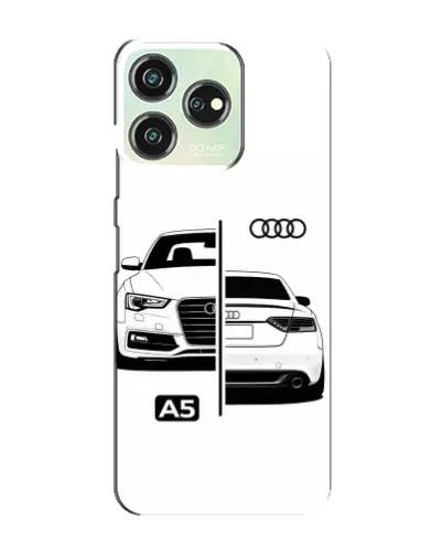 Чехол для ZTE Blade V50 Design с картинкой «Audi — контрастный дизайн» Чехол для ZTE Blade V50 Design с картинкой «Audi — контрастный дизайн»