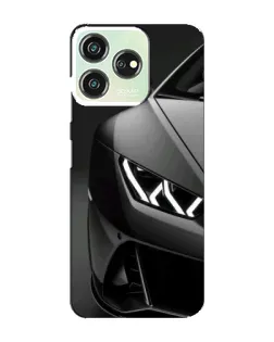Чехол для ZTE Blade V50 Design с картинкой «Lamborghini фары детализация»