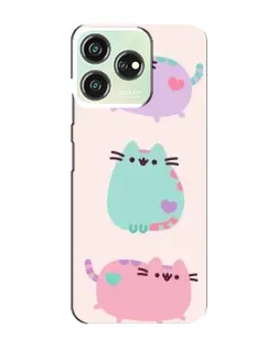 Чохол для ZTE Blade V50 Design з картинкою «Pusheen тріо» Чохол для ZTE Blade V50 Design з картинкою «Pusheen тріо»
