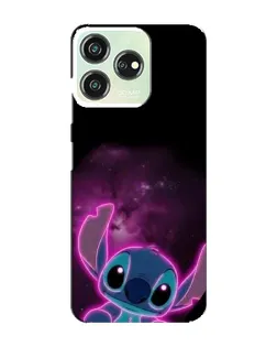 Чехол для ZTE Blade V50 Design с картинкой «Неоновый Stitch»