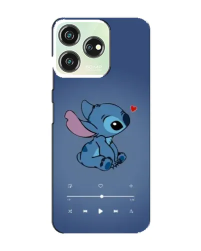 Чехол для ZTE Blade V50 Design с картинкой «Музыкальный Stitch»