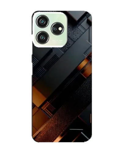 Чехол для ZTE Blade V50 Design с картинкой «Черные геометрические блоки» Чехол для ZTE Blade V50 Design с картинкой «Черные геометрические блоки»