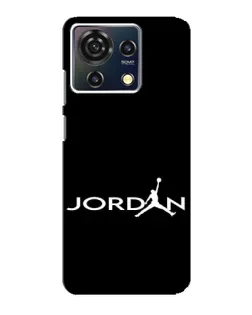 Чехол для ZTE Blade V50 Vita с картинкой «Jordan White Logo»