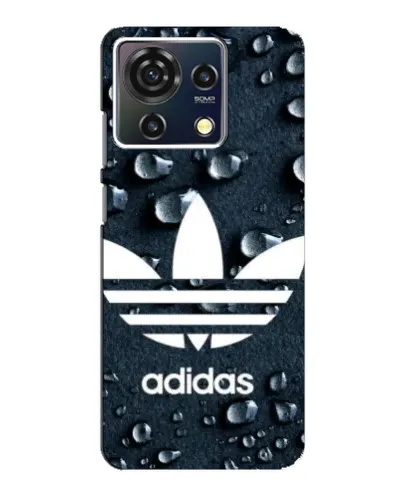 Чехол для ZTE Blade V50 Vita с картинкой «Adidas Trefoil Blue»