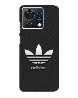 Чехол для ZTE Blade V50 Vita с картинкой «Adidas Карбоновая текстура»