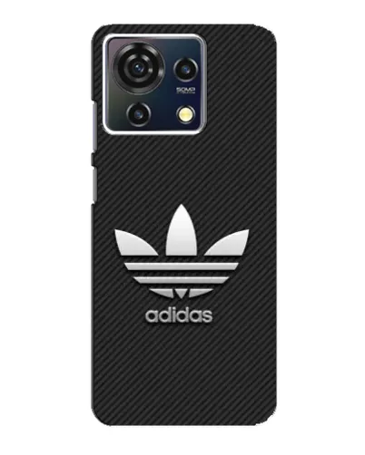 Чехол для ZTE Blade V50 Vita с картинкой «Adidas Карбоновая текстура»