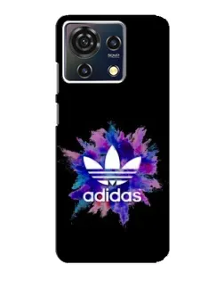 Чехол для ZTE Blade V50 Vita с картинкой «Взрыв красок Adidas»