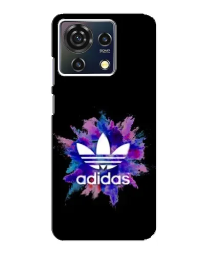 Чехол для ZTE Blade V50 Vita с картинкой «Взрыв красок Adidas»