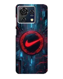 Чехол для ZTE Blade V50 Vita с картинкой «Техногенный стиль Nike»