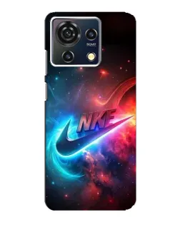 Чехол для ZTE Blade V50 Vita с картинкой «Огненный логотип Nike»