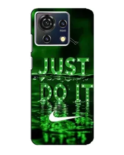 Чехол для ZTE Blade V50 Vita с картинкой «Зеленый неоновый Nike»