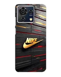 Чехол для ZTE Blade V50 Vita с картинкой «Золотой Nike на металле»