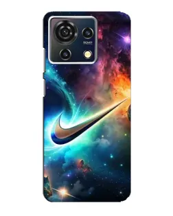 Чехол для ZTE Blade V50 Vita с картинкой «Космический Nike Swoosh»