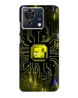 Чехол для ZTE Blade V50 Vita с картинкой «Nike — золотая искра»
