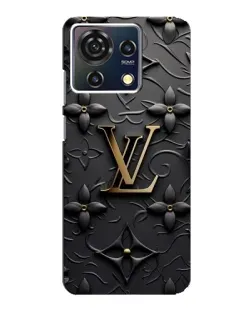 Чехол для ZTE Blade V50 Vita с картинкой «Кожаная текстура LV»