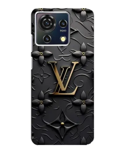 Чехол для ZTE Blade V50 Vita с картинкой «Кожаная текстура LV»