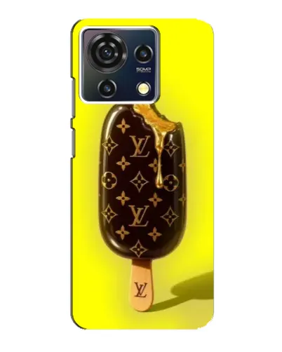 Чехол для ZTE Blade V50 Vita с картинкой «Мороженое от LV»