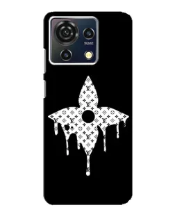 Чехол для ZTE Blade V50 Vita с картинкой «Цветочная монограмма»