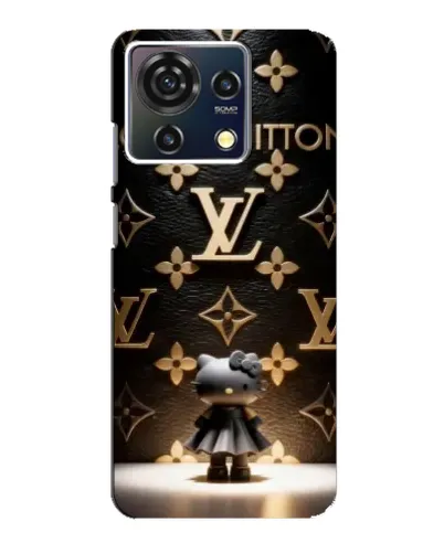 Чехол для ZTE Blade V50 Vita с картинкой «Монограмма с фигурой»
