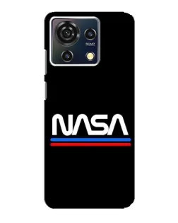 Чохол для ZTE Blade V50 Vita з картинкою «NASA — класика Red Blue»